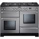 Rangemaster Kitchener 110cm Dual Fuel Range Cooker - Stainless Steel