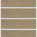 WaterHog Squares Stair Tread 8.5"x30" (set of 4) by Bungalow Flooring in Camel