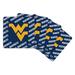 West Virginia Mountaineers Four-Pack Square Repeat Coaster Set