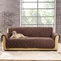 Sure Fit Non Slip Box Cushion Sofa Slipcover, Polyester in Brown | 36 H x 70 W x 40 D in | Wayfair 047293483141