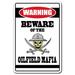 Trinx Bergerson Beware Of Oilfield Mafia Sign Resin/Plastic | 11 H x 17 W x 0.1 D in | Wayfair 85396E1D046545FA8C2F10288504ED23