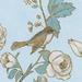 Red Barrel Studio® Toile Birds I by Emily Adams - Wrapped Canvas Painting Canvas | 12 H x 12 W x 1.25 D in | Wayfair