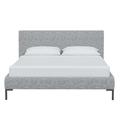 AllModern Rand Upholstered Bed Upholstered, Polyester | 37 H x 78 W x 90 D in | Wayfair E37FD519267A4DCF89FA07FFCA893206