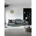 Gray Sectional - Latitude Run® 105.22" Wide Modular Corner Sectional Polyester | 35 H x 105.22 W x 78.35 D in | Wayfair