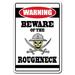 Trinx Aghancrossy Beware of The Roughneck Warning Sign Metal | 18 H x 24 W x 0.1 D in | Wayfair F9DEC13D7686415B9F88AD3ED1F5DD5B