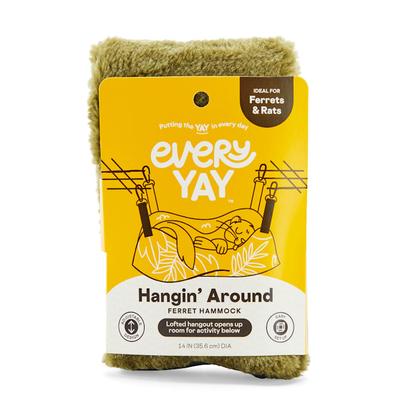 EveryYay Snooze Fest Assorted Nylon Plush Ferret Hammock, Large