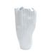 Jeco Merv White Ceramic Decorative Vase