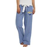 Women's Concepts Sport Royal/White Buffalo Sabres Tradition Woven Pants