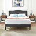 Red Barrel Studio® 3 Piece Bedroom Set Bed & Nightstand Set Upholstered/Metal in Brown, Size Full | Wayfair 1B4114272B8F483EA934A3E96CB2BB3B