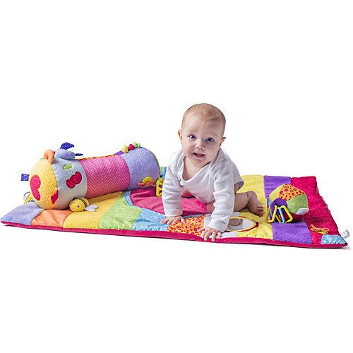 Baby Spielteppich Spielteppich und Spielrolle - Set bunt