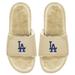 Men's ISlide Tan Los Angeles Dodgers Dune Faux Fur Slide Sandals