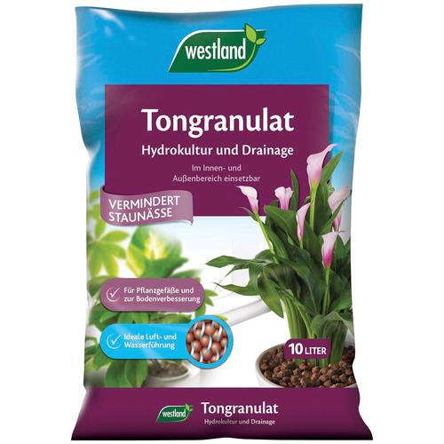 Westland Tongranulat, Hydro für Innen- und Außenbereich, 10 Liter beige Tongranulat Zubehör Pflanzen Garten Balkon