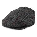 Jaxon & James Harris Tweed Loch Alsh Flat Cap - Grey Multi M