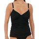 Fantasie Marseille FS6684 W Underwired Gathered Tankini Top Black BLK 36G CS