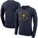 Men's Nike Navy West Virginia Mountaineers Basketball Icon Legend Performance Long Sleeve T-Shirt