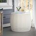 Bayou Breeze Wicker Seagrass in White | 18 H x 20 W x 20 D in | Wayfair C2146AB6EC5D45959839035E4404EF8A