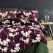 Lark Manor™ Anitra Almond Blossom Duvet Cover Set Japanese Oriental Style Pima Cotton/Sateen | Queen Duvet Cover + 2 Queen Shams | Wayfair