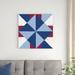 Rosalind Wheeler Americana Patchwork Tile IV Canvas | 30 H x 30 W x 1.25 D in | Wayfair FF919FDE36594080AB2020D401665EB4