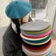Chapeaux de béret unis vintage pour femmes et hommes bérets français bonnet en laine chaude