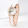 Femmes Montres Top Marque De Luxe Étanche Or Rose Bracelet Montre Femmes Céramique Quartz Montre