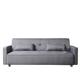 Canapé convertible 3 places en tissu gris