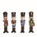 Transpac Resin Multicolor Christmas Nutcracker Marching Band Figurines Set of 4