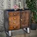 Iwal Mango Wood Chest with 4 Drawers and 1 Door