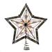 Kurt Adler 10-Inch 5-Point Large Star with Smoke Capiz Treetop