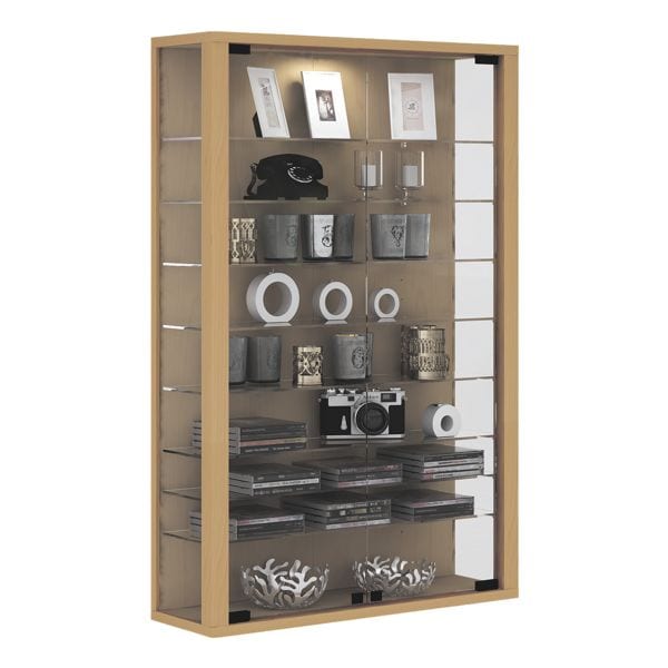 VCM Vitrine »Vitrosa Mini« braun, 59x90x18 cm Image