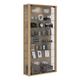 VCM Vitrine »Vitrosa Maxi« braun, 59x118x18 cm