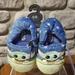 Disney Shoes | *New* Star Wars Baby Yoda The Child Size 5/6 Toddler Grip Bottom Slippers, Soft! | Color: Blue/Green | Size: 6bb