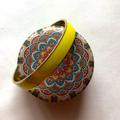 J. Crew Jewelry | Nwot J. Crew Yellow & Gold Thin Bangle | Color: Gold/Yellow | Size: Os