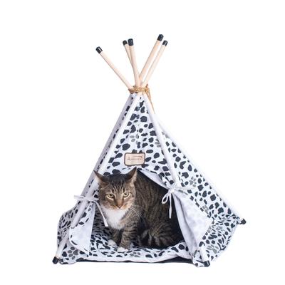 Pet Tent/Teepee Cat Dog Bed by Armarkat in White