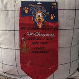 Disney Dog | Disney Pet Bandana | Color: Red | Size: Med-Lrg