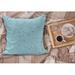 East Urban Home Aqua Fluffy Throw Pillow Cushion Cover, Big Small Water Rain Drops Liquidity Oceanic Pelagic Naval Seafaring Maritime Image | Wayfair