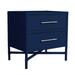 David Francis Furniture Venice Collection 2 - Drawer Nightstand Wood in Blue | 28 H x 28 W x 20 D in | Wayfair B1035-NS-S137-H302