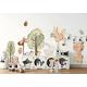 Woodland Animals Wall Decal Set Kids Removeable for Children's Bedroom Nursery Novelty Stickers Trees