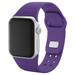 Purple Baltimore Ravens Debossed Silicone Apple Watch Band