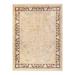 Overton Hand Knotted Wool Vintage Inspired Modern Contemporary Eclectic Ivory Area Rug - 9' 1" x 12' 0"