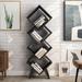 Diamonte Mid-century Modern Geometric 4-Shelf Open Bookcase and Display Shelf by Furniture of America