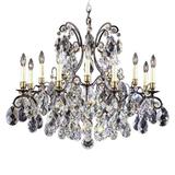 Schonbek Renaissance 12-Light Candle Style Classic/Traditional Chandelier Glass, Crystal in Black | Wayfair 3790-51