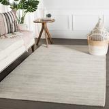 Gray 96 x 0.25 in Area Rug - Latitude Run® Nico Striped Silk Classic Area Rug | 96 W x 0.25 D in | Wayfair RUG100317