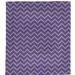 Brayden Studio® Stephenie Hand Drawn Chevron Pattern Microfiber Single Reversible Comforter Polyester/Polyfill/Microfiber in Gray/Indigo | Wayfair