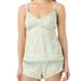 Jessica Simpson Intimates & Sleepwear | Jessica Simpson Women's V-Neck Cami And Pajamas Short Set | Color: Green/Pink | Size: L