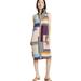 Anthropologie Dresses | By Anthropologie Women Size 2 Sleeveless Long Patchwork Everyway Shirt Dress | Color: Cream/Purple | Size: 2
