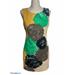 Anthropologie Dresses | Anthropologie Tabitha Floral Sheath Dress 6 | Color: Black/Green | Size: 6