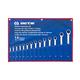 KING TONY 12114Mrn Speed Wrench Set with Tetoron Pouch Bag, 8 mm - 24 mm Size, 14 Piece