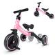 besrey 5 in 1 Toddler Bike for 10 Month to 4 Years Old Kids, Toddler Tricycle Kids Trikes Tricycle, Gift & Toys for Boy & Girl, Balance Training, Removable Pedals - Pink