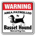 Trinx Barrese Beware of Basset Hound Sign Metal | 12 H x 18 W x 0.1 D in | Wayfair DEEB7E57178F4C309557E85DC3C3E68C