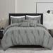 Rosdorf Park 7 Pieces Comforter Set Bed In A Bag, Breathable & Soft Down Alternative Comforter Set Polyester/Polyfill/Microfiber in Gray | Wayfair